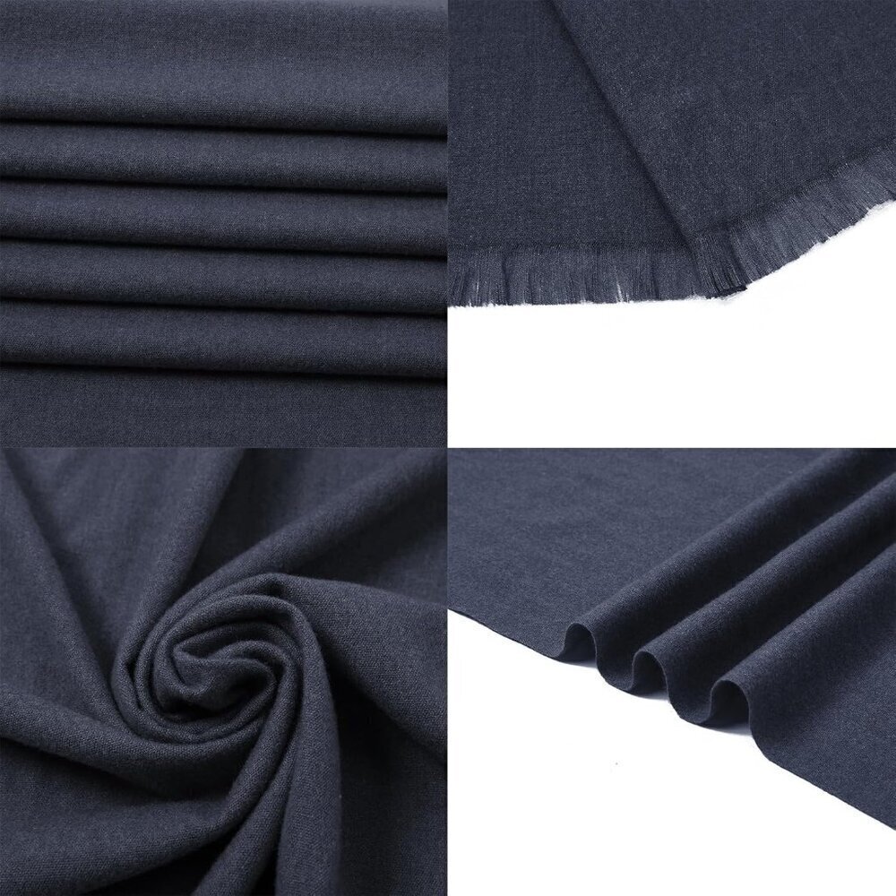 🆕 Women Blue Wedding Evening Dress Pashmina Shawl Winter Foulard Femme Wraps - Picture 7 of 7